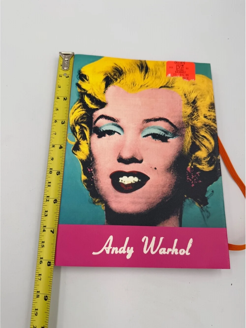 Andy Warhol paperback Marilyn Monroe Notebook